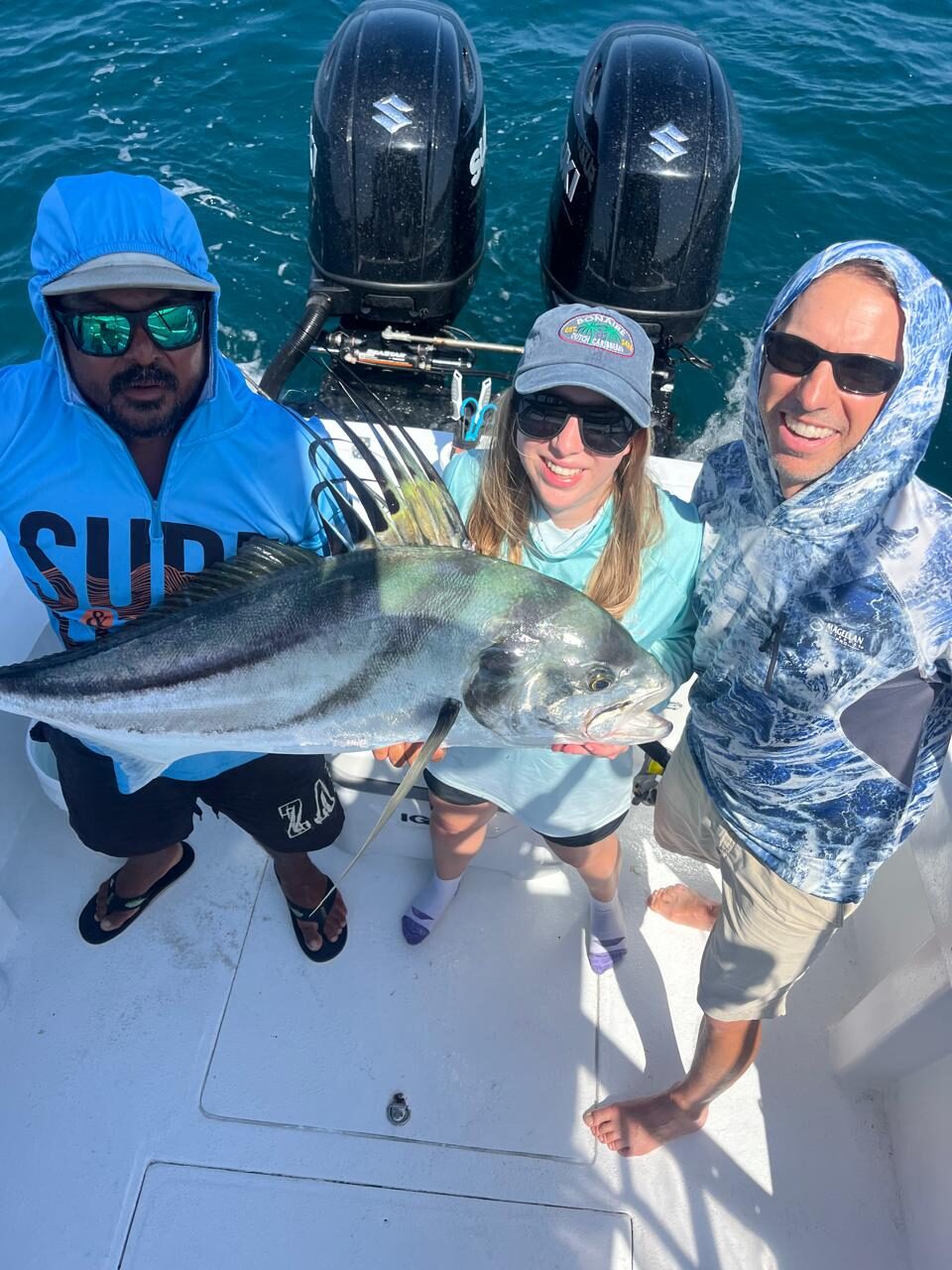 Roosterfish double-up